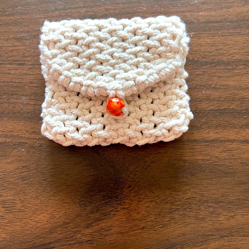Handmade macrame style bag